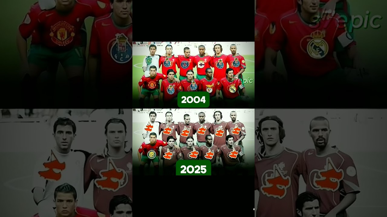portugal 2004 to 2025 team up 💔😥#sad #shorts #portugal