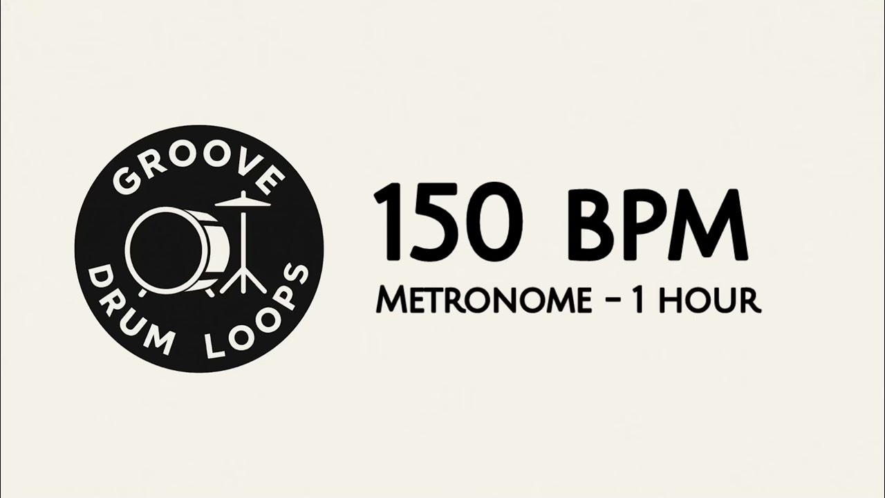Metronome 150 BPM – 1 hour (Clear Beat)