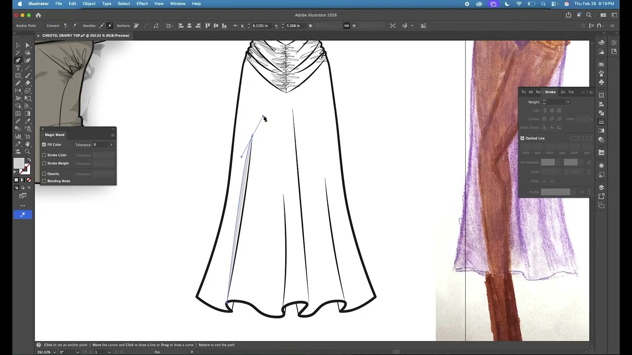 AI  DRAPEY DRESS 2