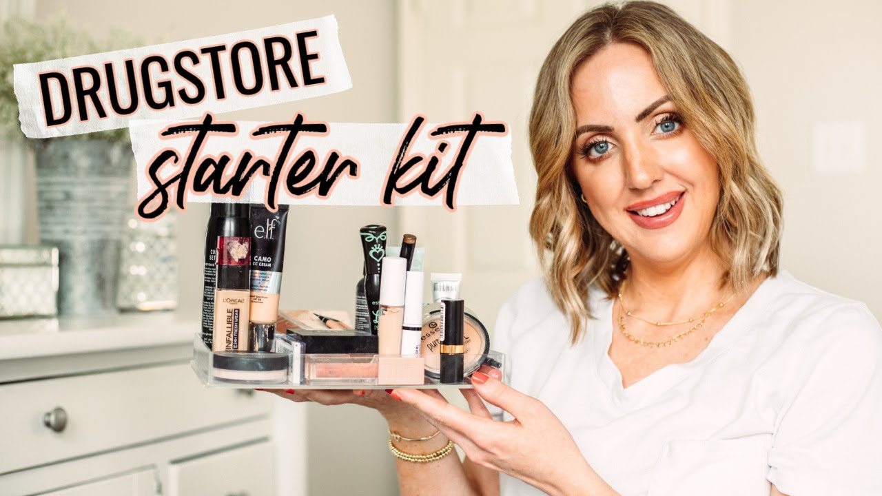 Basic Makeup Kit for Beginners on a Budget - Drugstore Makeup Starter Kit 2021