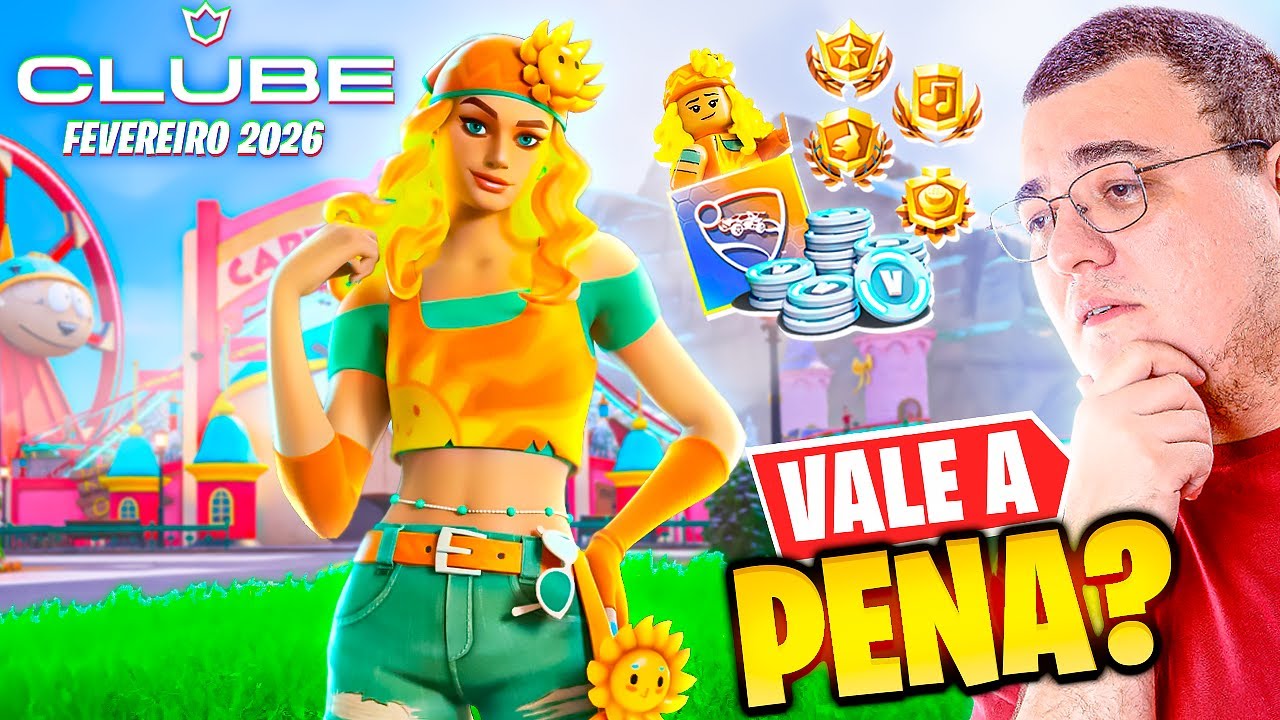 CLUBE FORTNITE FEVEREIRO DE 2026 VALE A PENA COMPRAR NO FORTNITE ?