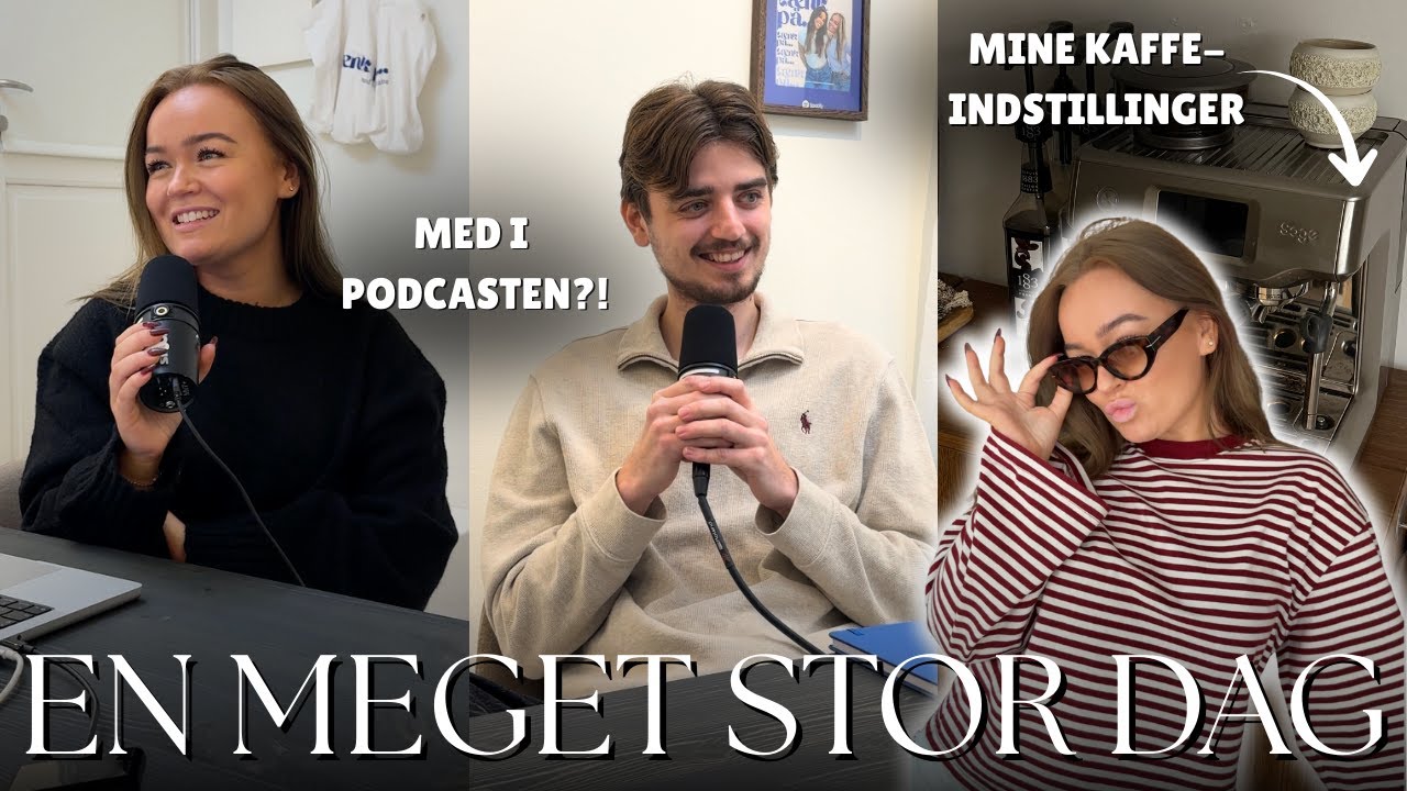 kæresterne gæster podcasten, tilbage fra sygdom & bager muffins