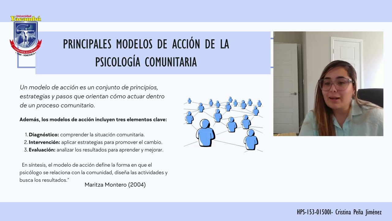 Psicología Comunitaria. Modelos de aplicación de la psicología comunitaria.