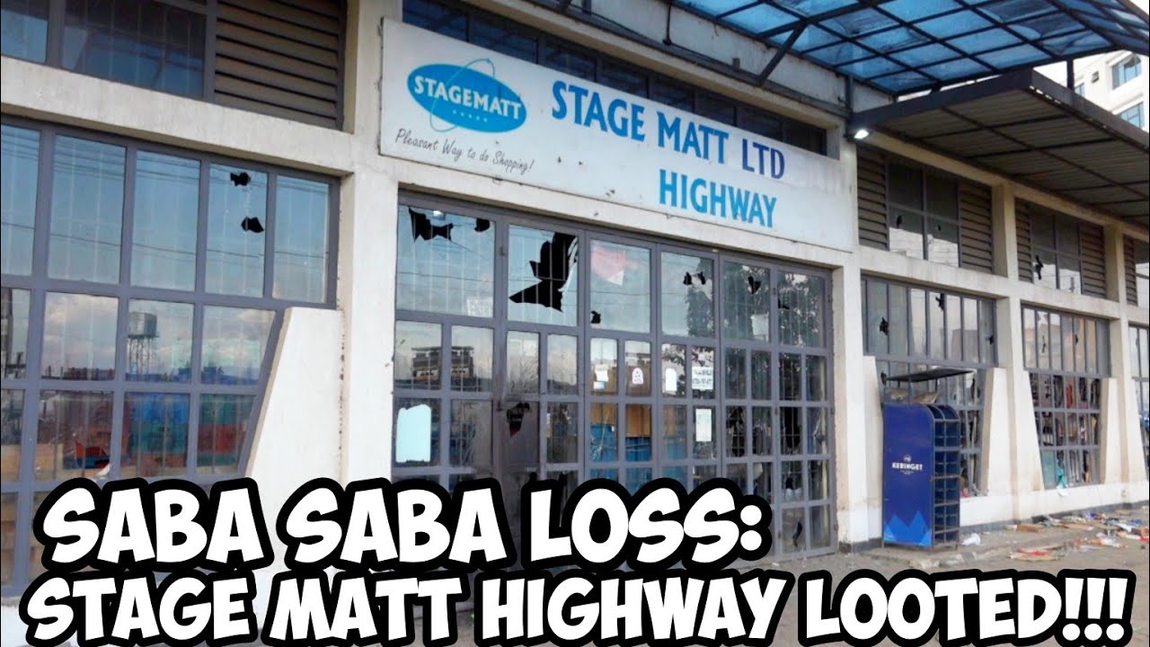 MILLIONS LOSS: Devastating Saba Saba Aftermath of Looted Stage Matt Highway Supermarket By GOONS!!!