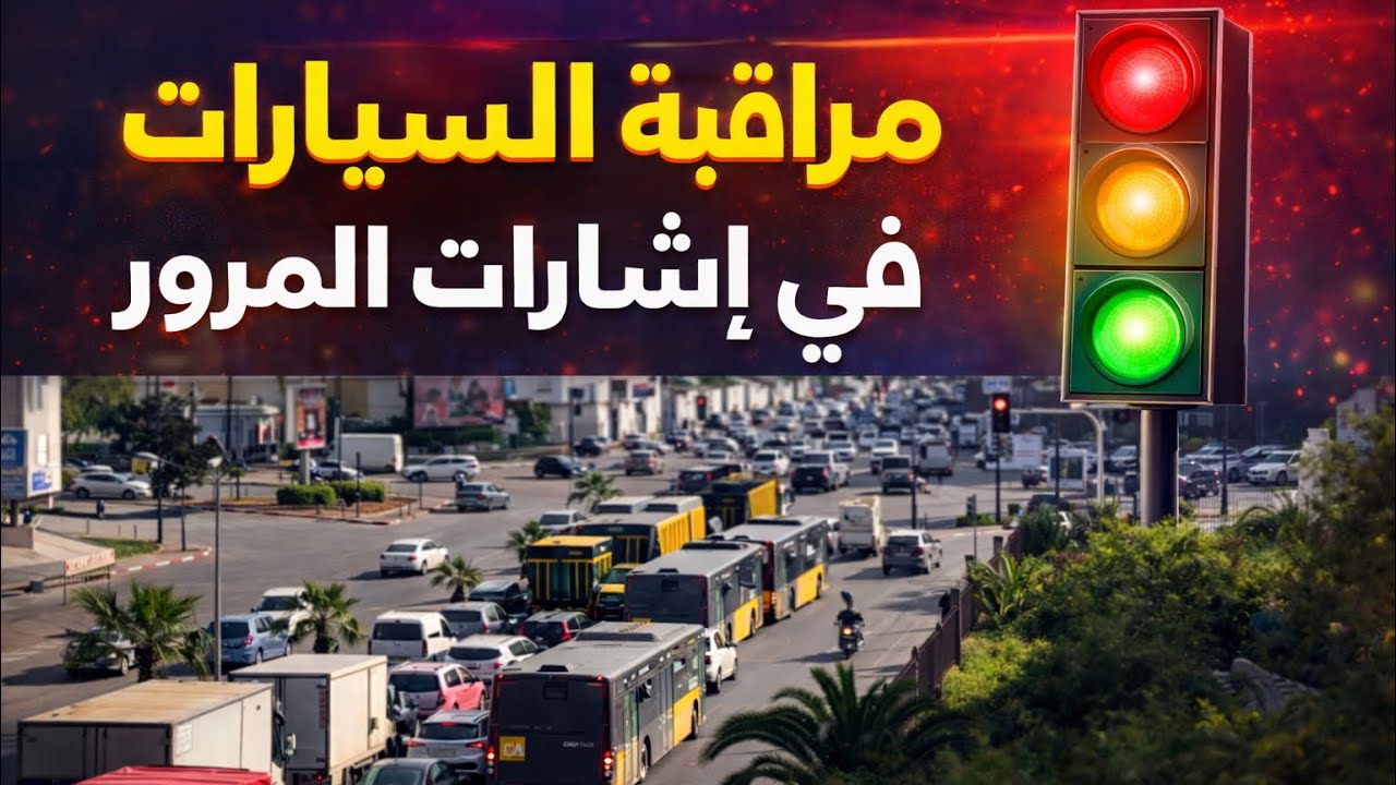 ساعة قبل الفطور عند أطول feu rouge فالدار البيضاء فيديو مريح،  قبل الفطور عند الإشارة المشهورة