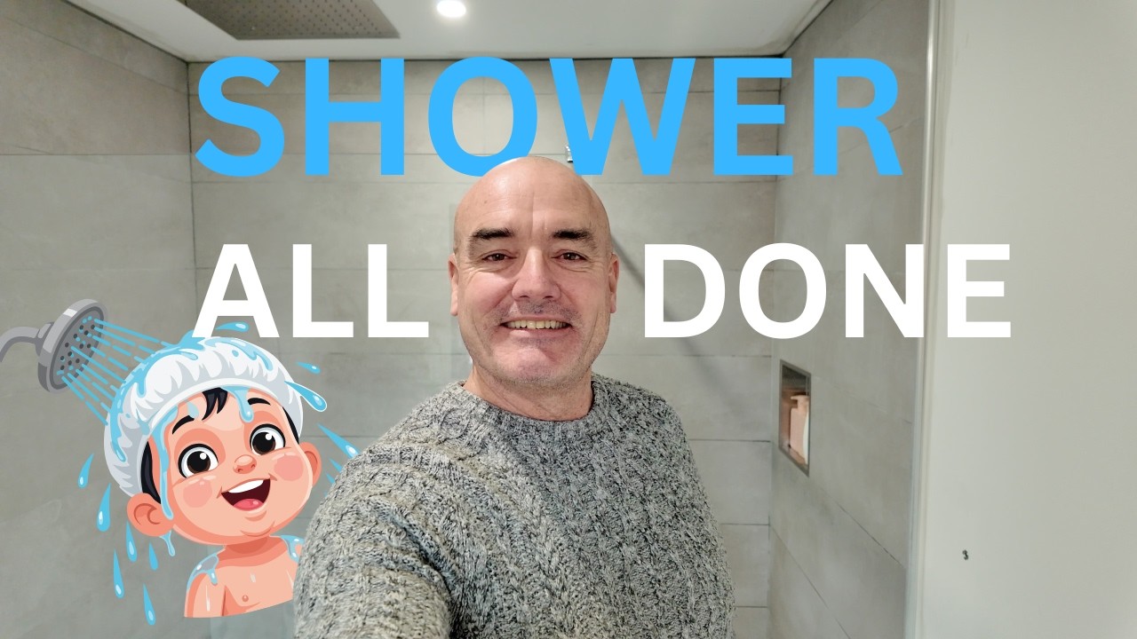 AT LAST, THE SHOWER IS DONE!
