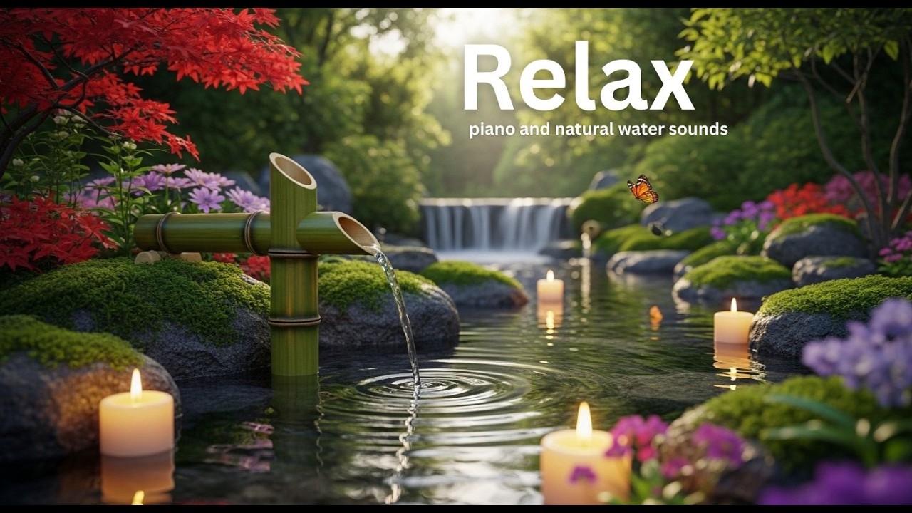 Healing of the Mind 🌿 Water Sounds & Beautiful Relaxing Music | Calm Anxiety & Deep Sleep