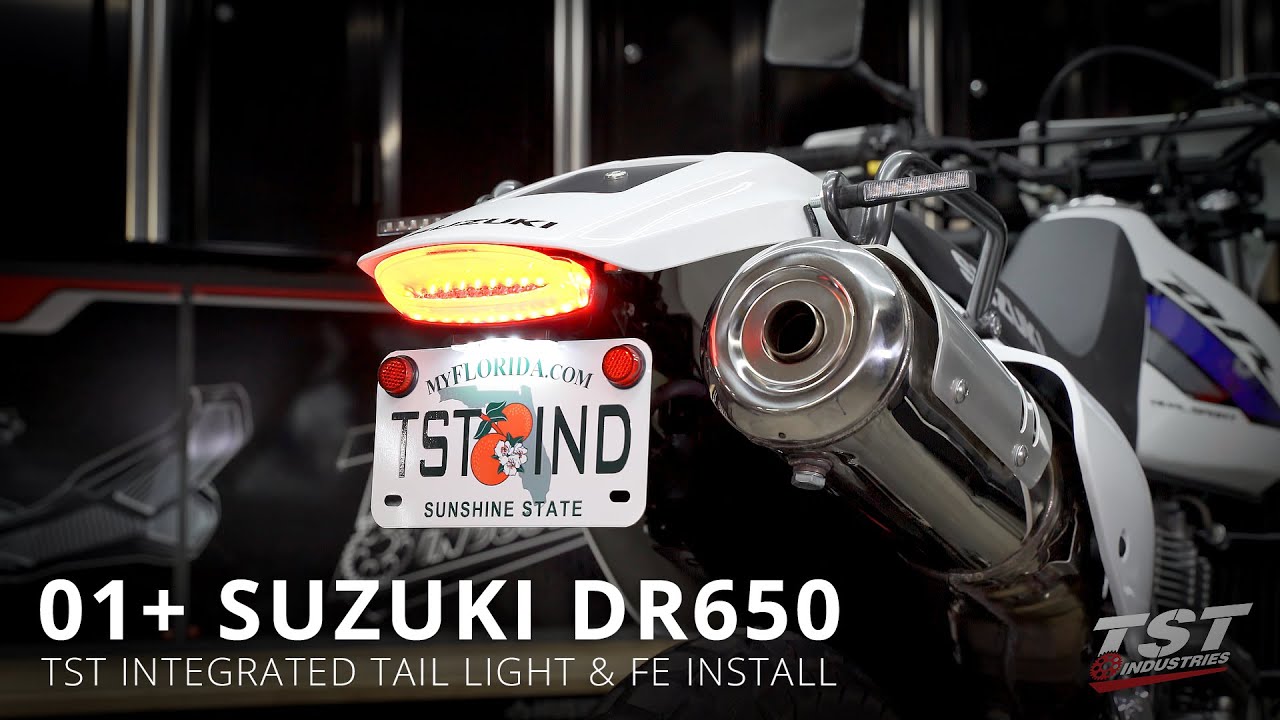 How to install an TST Integrated Tail Light and Fender Eliminator on a 2001+ Suzuki DR650 SE/S