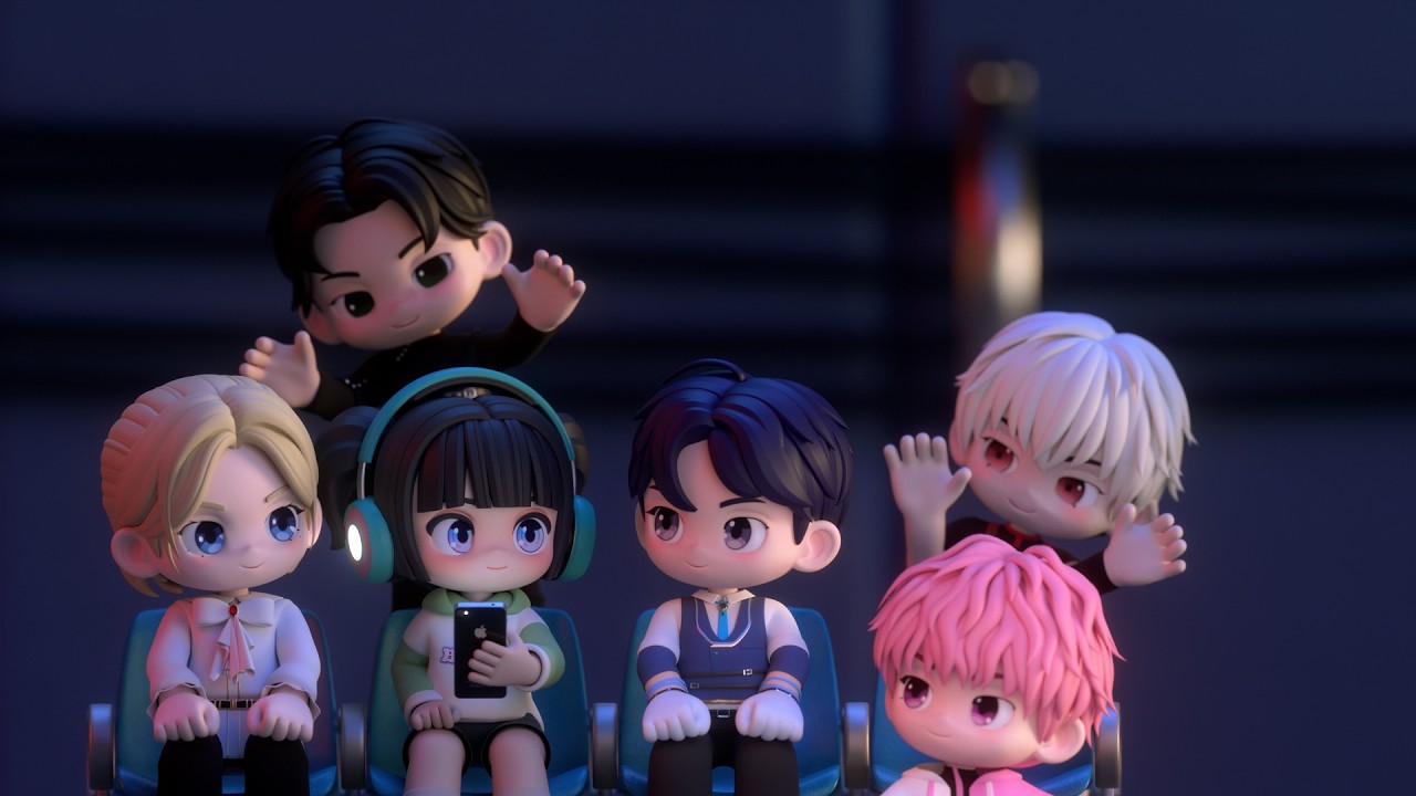 PLAVE 3rd Anniversary 💙💜🩷♥️🖤 | 3D Fan Animation