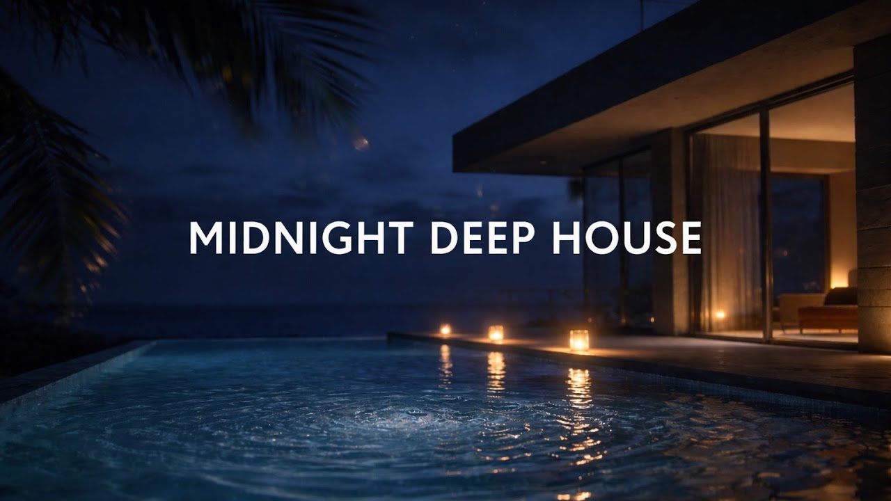 Midnight Poolside Deep House 🌙 Luxury Vibes for Late Nights #deephouse 