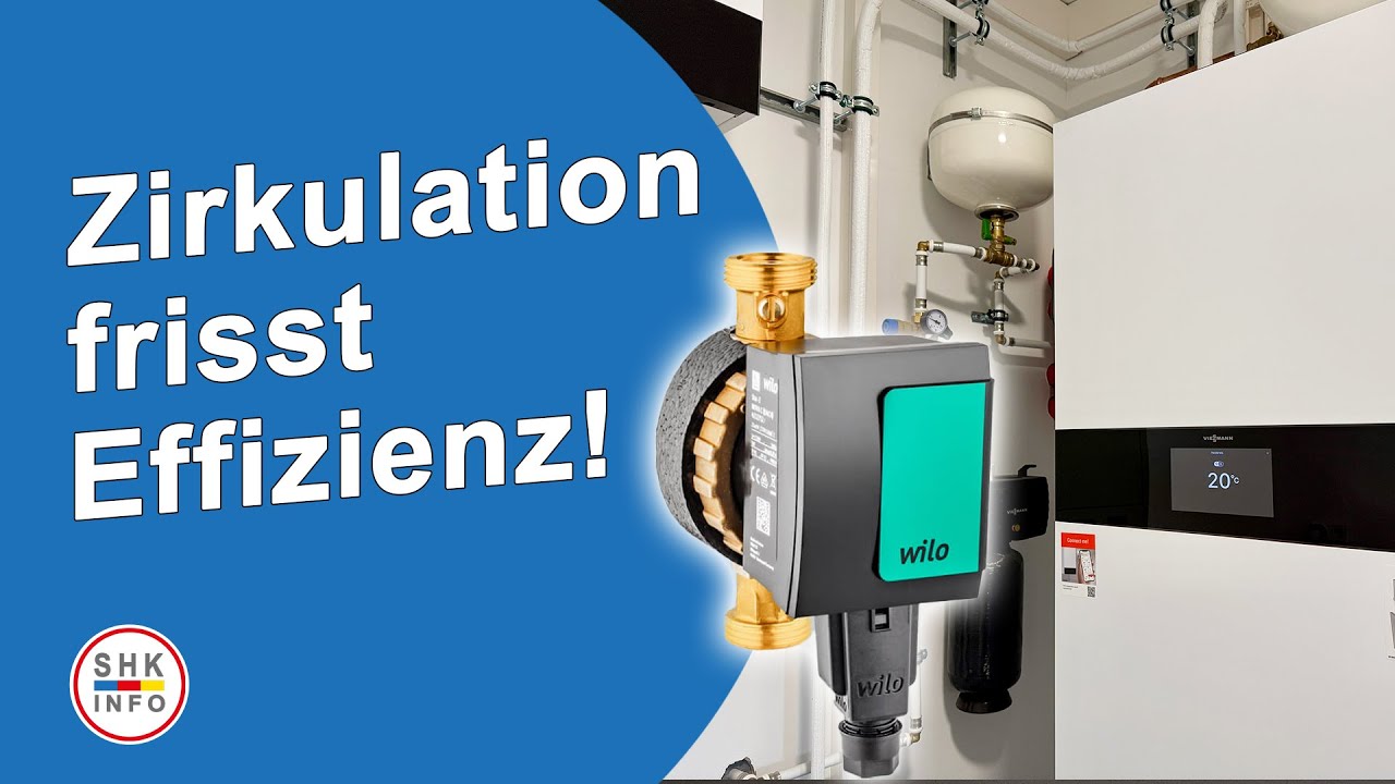 Warum die Zirkulationsleitung eine Wärmepumpe stresst