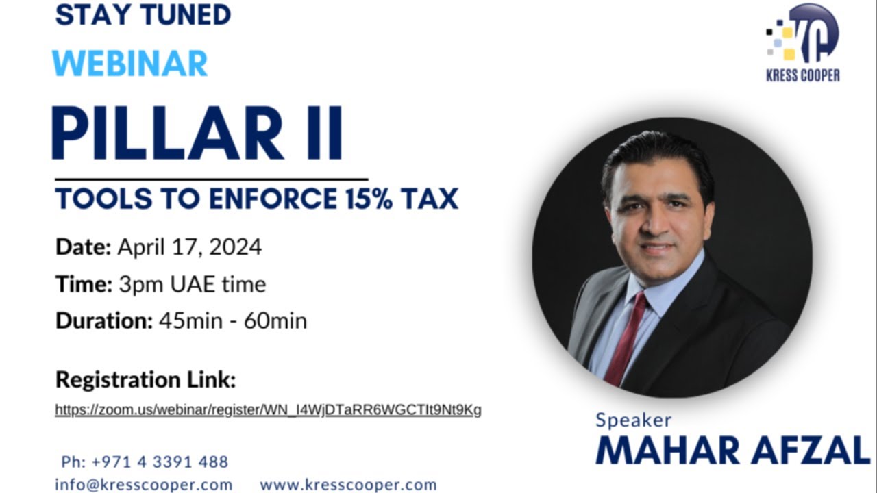 Pillar II: Tools to enforce Minimum Tax