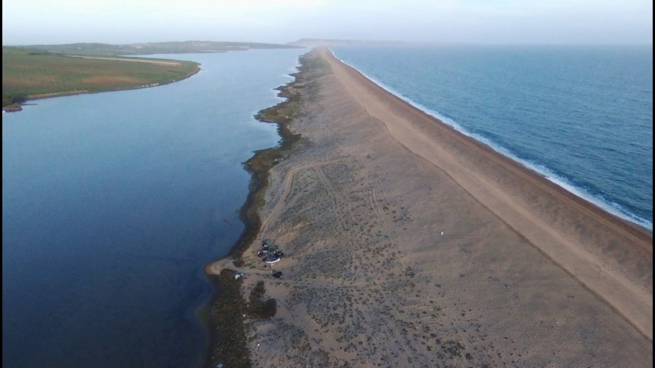 Chesil Beach & Fleet Lagoon from Moonfleet Manor