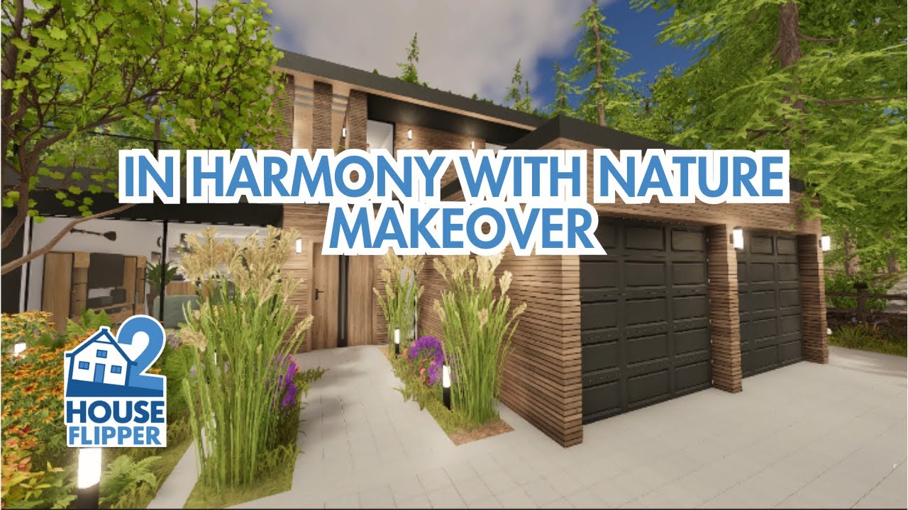 HouseFlipper2 | In Harmony with Nature | Before/After  #houseflipper2 #interiordesign