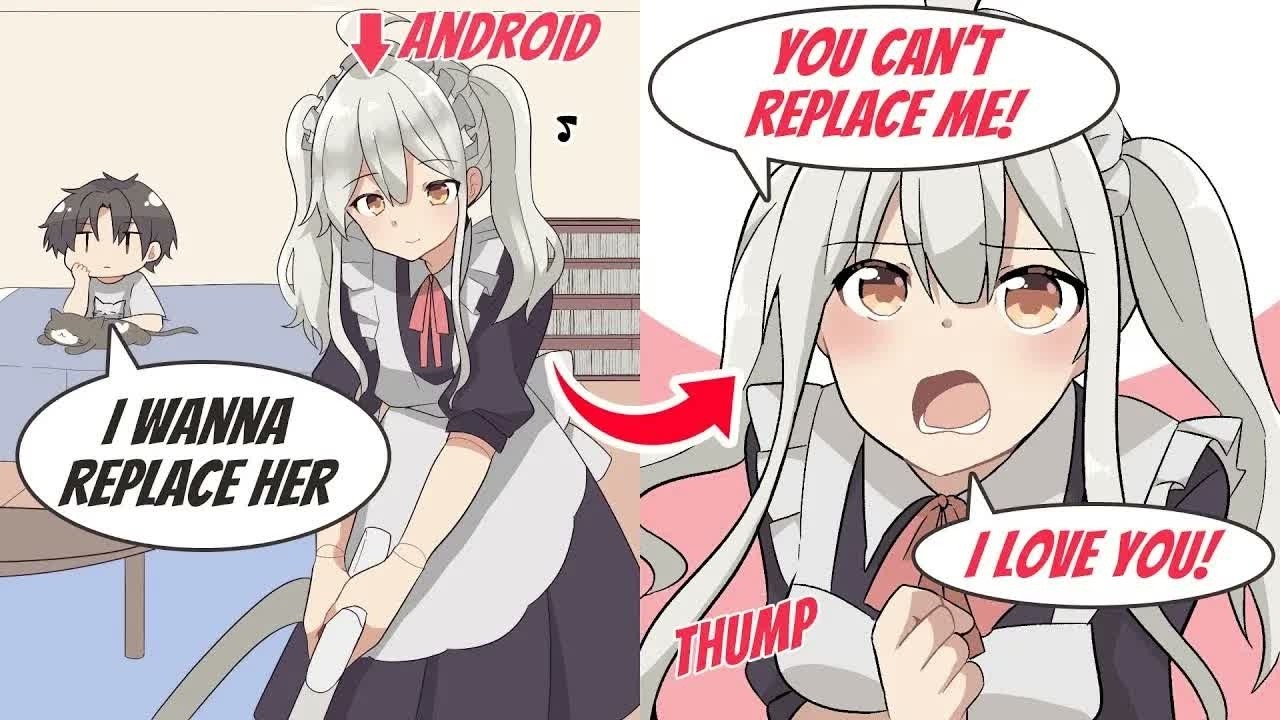 Manga When I Tried to Replace a Cute Android She had a Personal Feeling in her Mind and Loves me