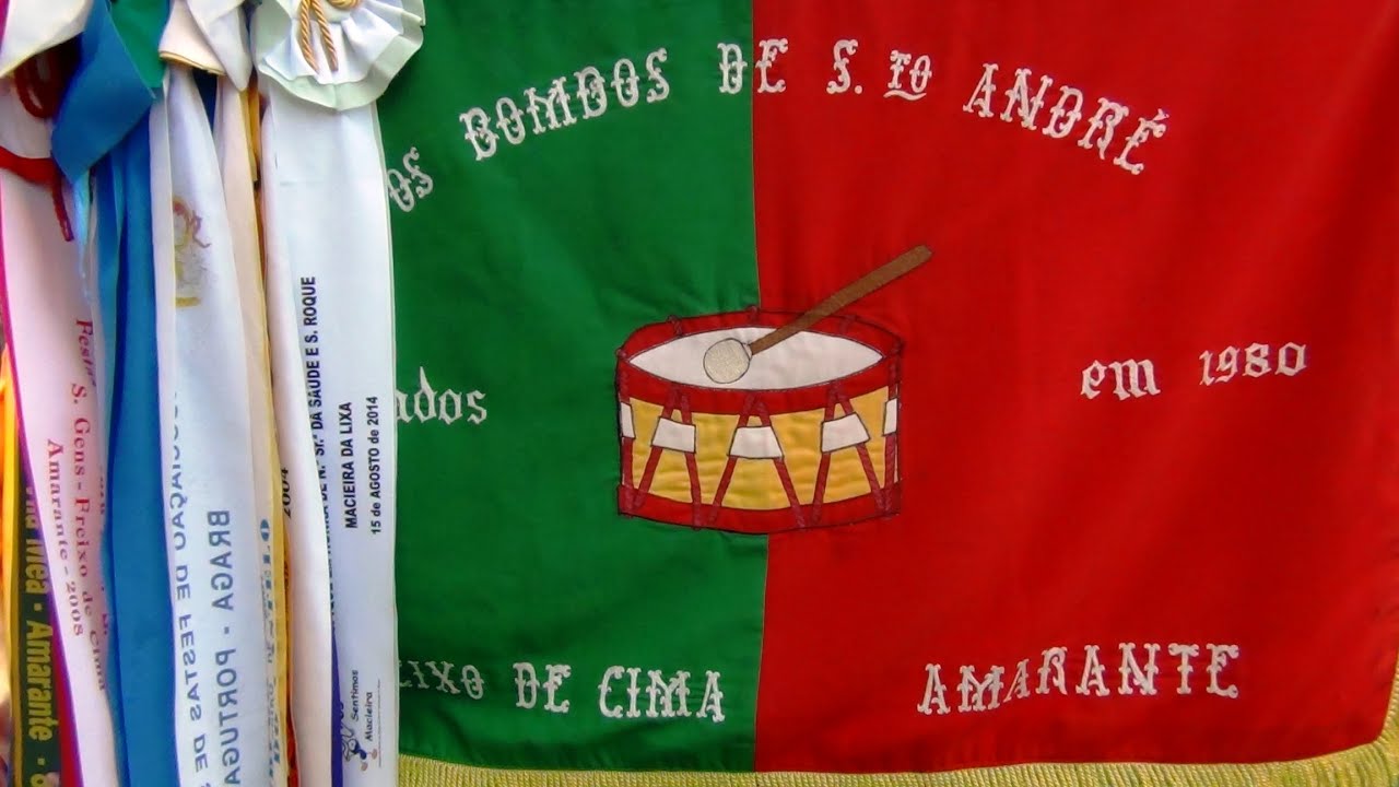 BOMBOS de SANTO ANDRÉ na Romaria de S. GENS-Amarante-2014
