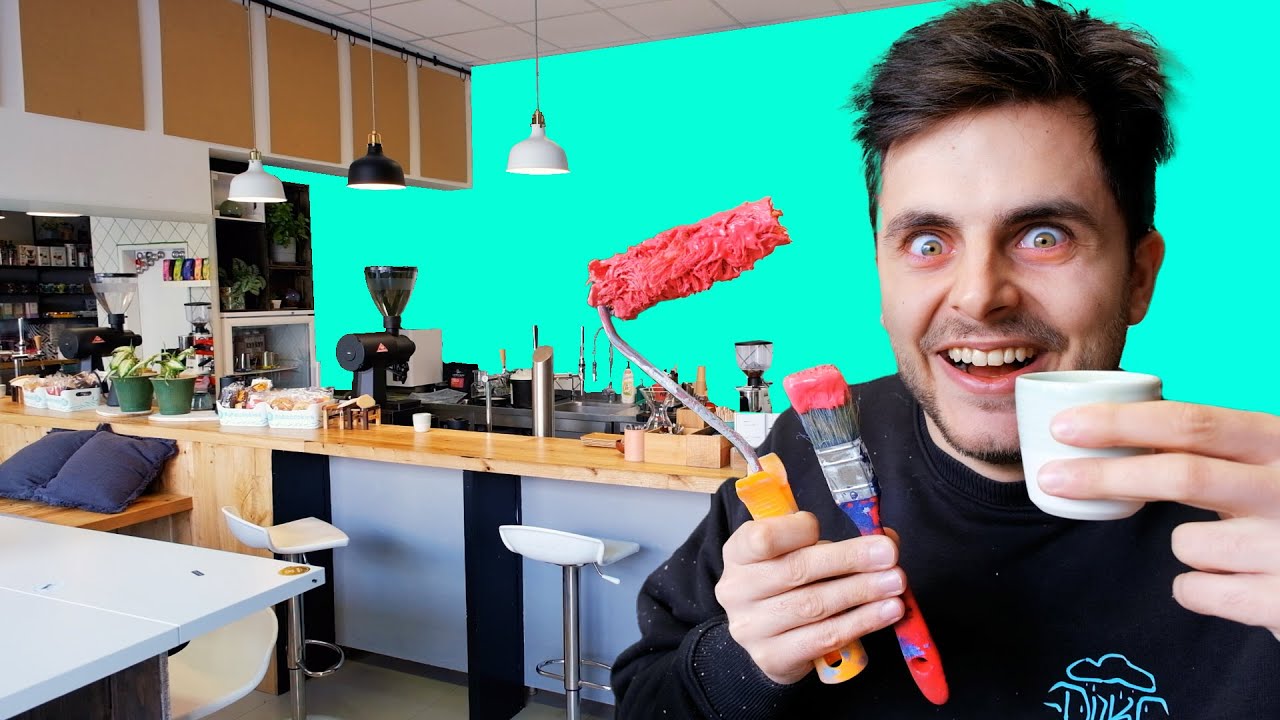 Painting a Coffee House MURAL! (does it fit in?)
