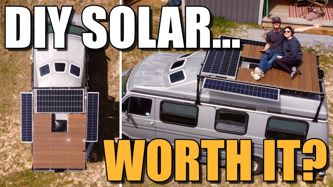 DIY Camper Van Solar Setup & Roof Rack Build | Full Cost Breakdown