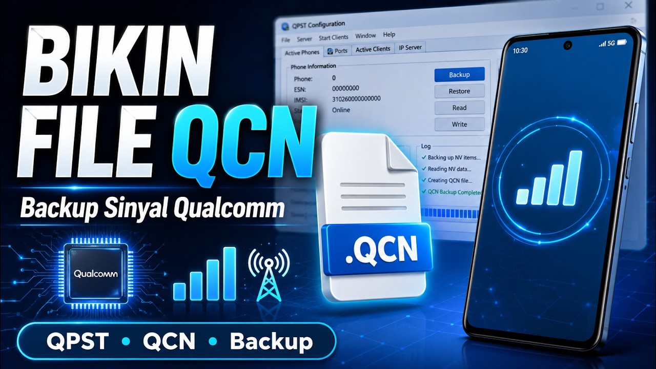 Mengganti IMEI Terdaftar di file QCN? Permanen!