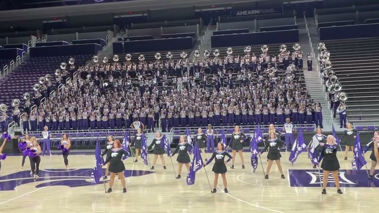 K-State Marching Band Stand Tunes at 2024 Concert
