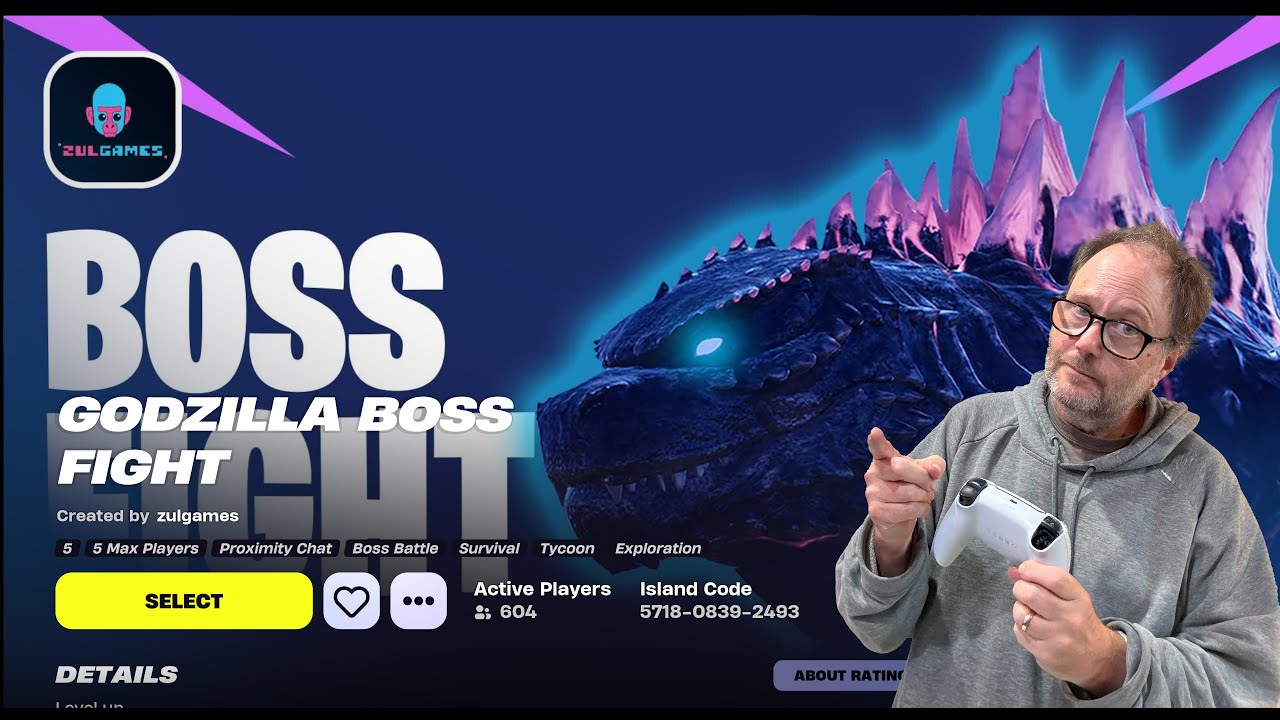 Playing Godzilla Boss Fight | Fortnite Creative Maps