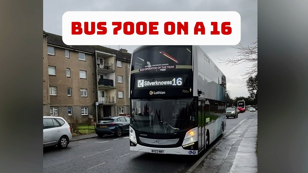 Lothian Buses Service 16 Randomly On An BZL DD 700e Interior [BV23NNT]