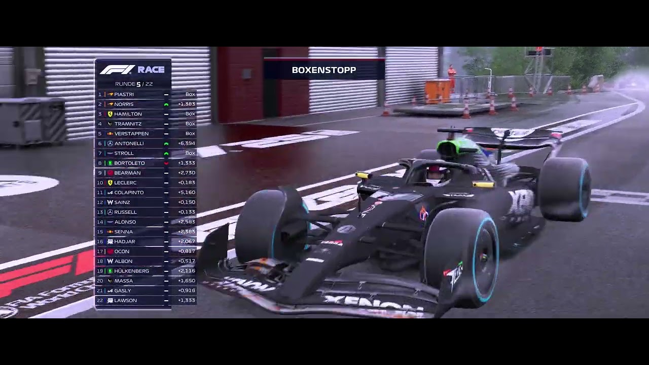 #098 Spa Race, Verbremser mit Crash im Regen von Belgien