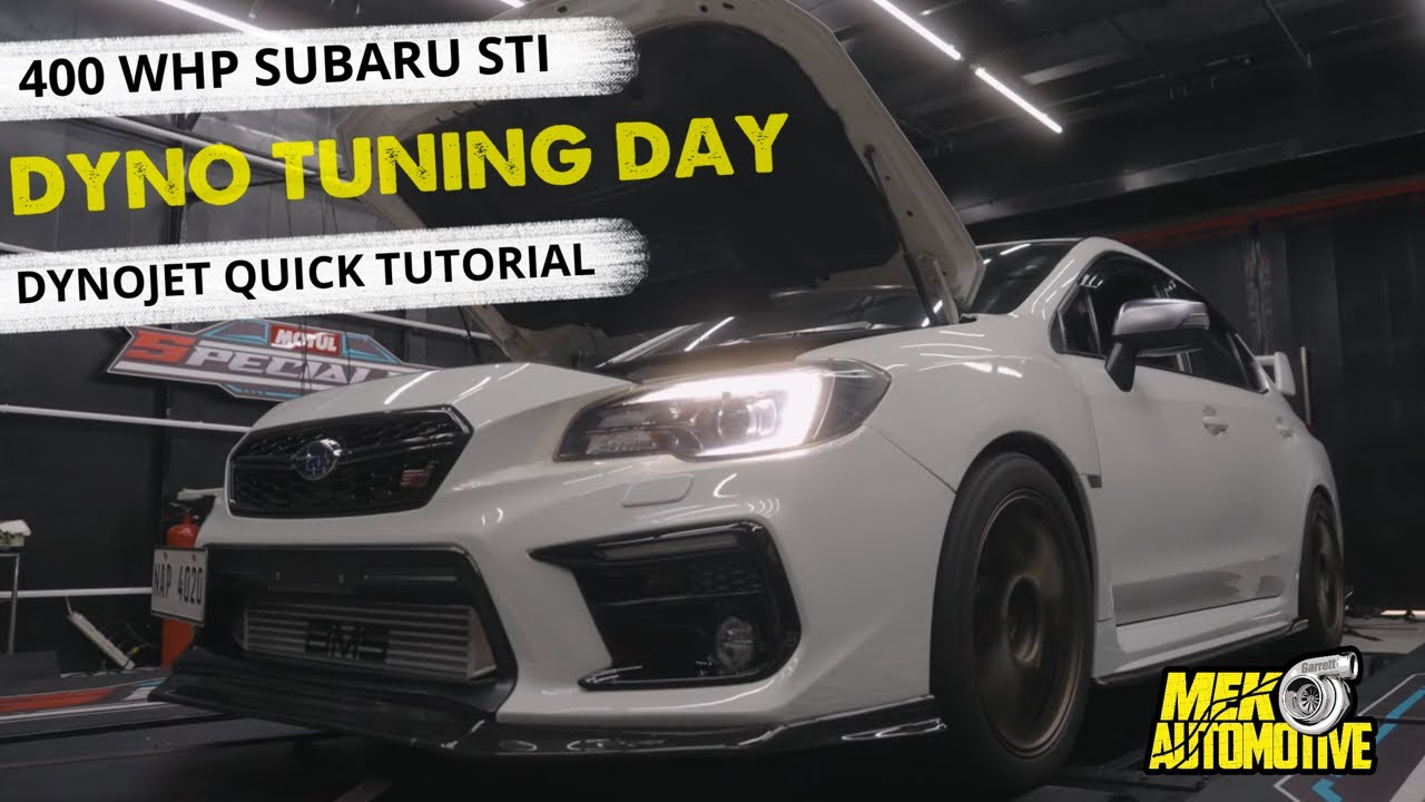 400 WHP SUBARU STI - DYNO TUNING & DYNOJET QUICK TUTORIAL