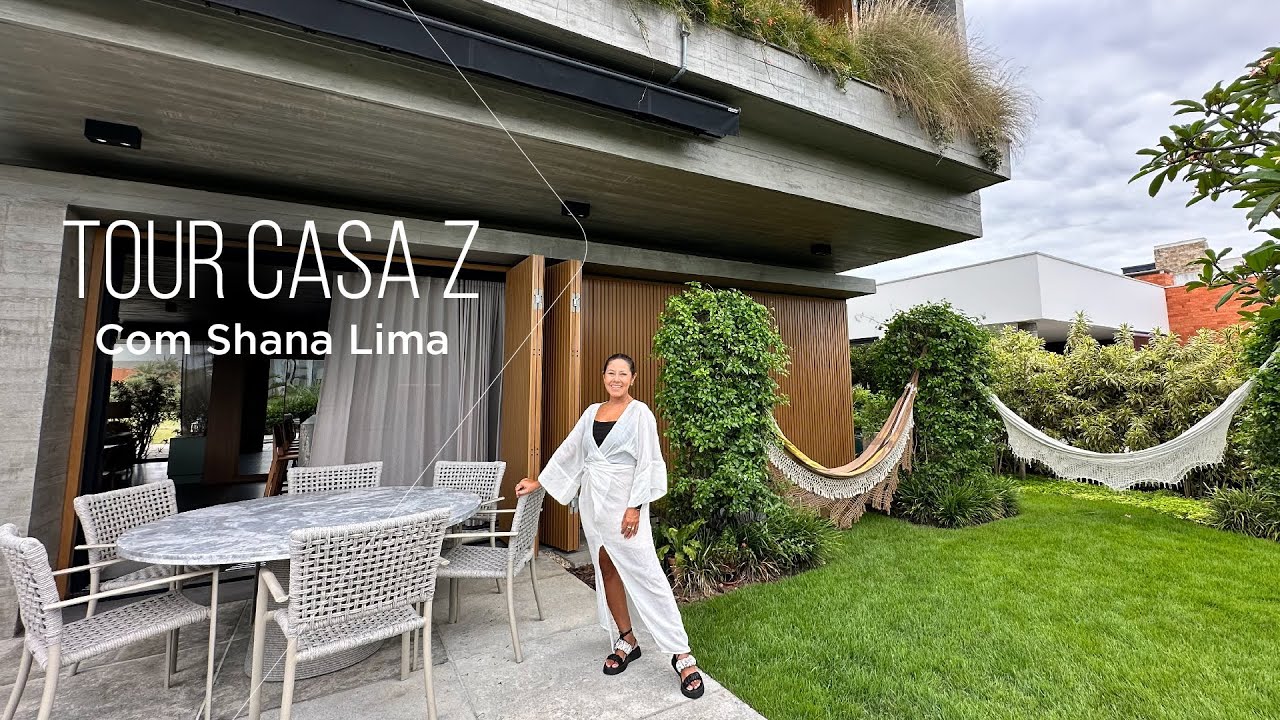 Tour completo Casa Z | Uma casa em concreto aparente em um condomínio beira mar