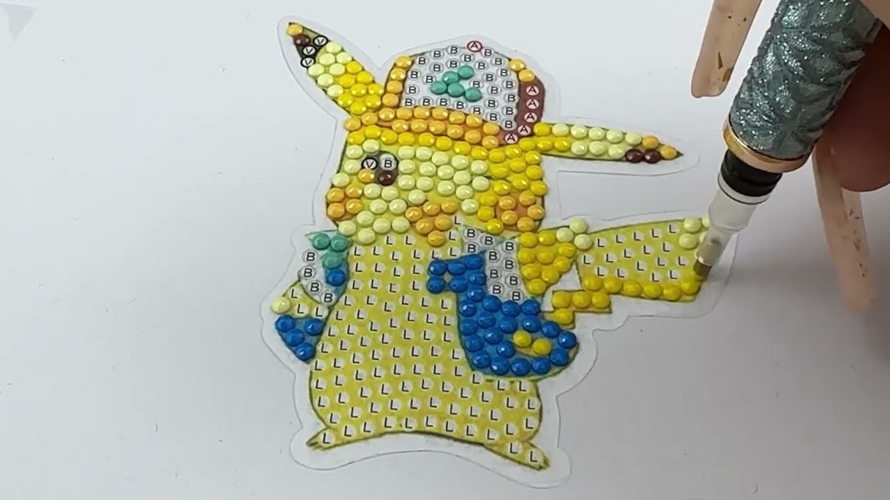 ASMR Unboxing FGNORMAL Mystery Box: Crafting Magic with Pikachu Sticker Assembly