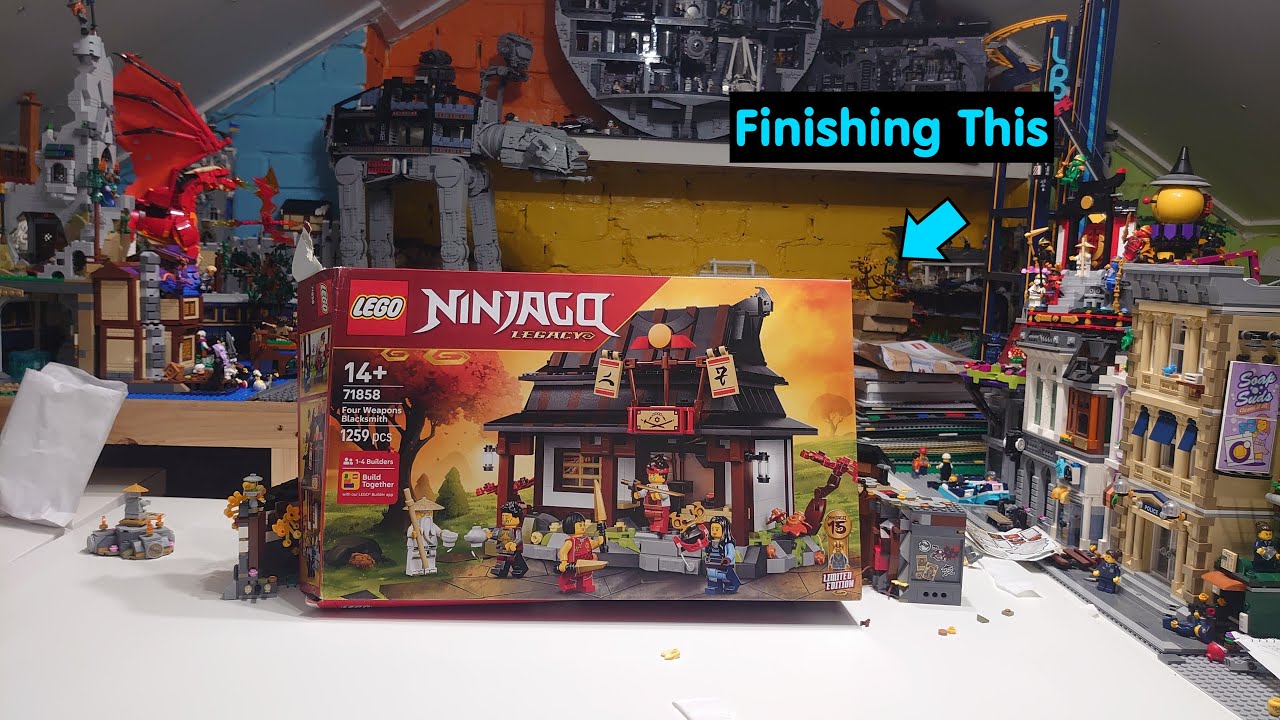 Lego Build Live Stream | Finishing Off The Ninjago Four Weapons Blacksmith