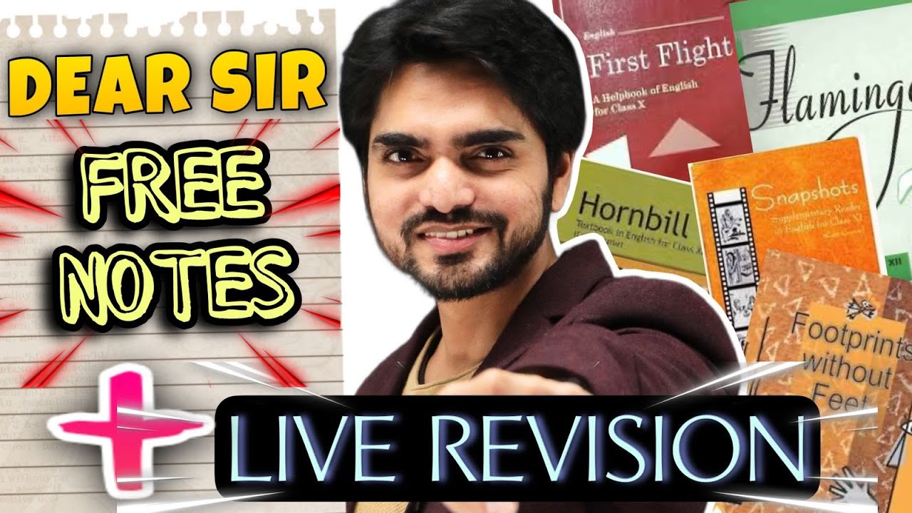 🔥 Free CBSE Class 10th/12th Notes | Prepared By Dear Sir | Live Class Schedule Revealed  🔥