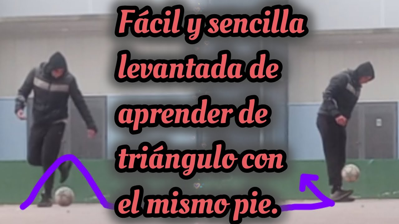 LEVANTADA DE TRIANGULO con el MISMO PIE paso a paso | RFUTC