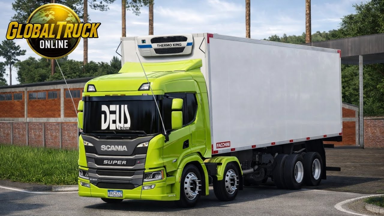 Scania P360 No Baú Camara Fria Global Truck Online 