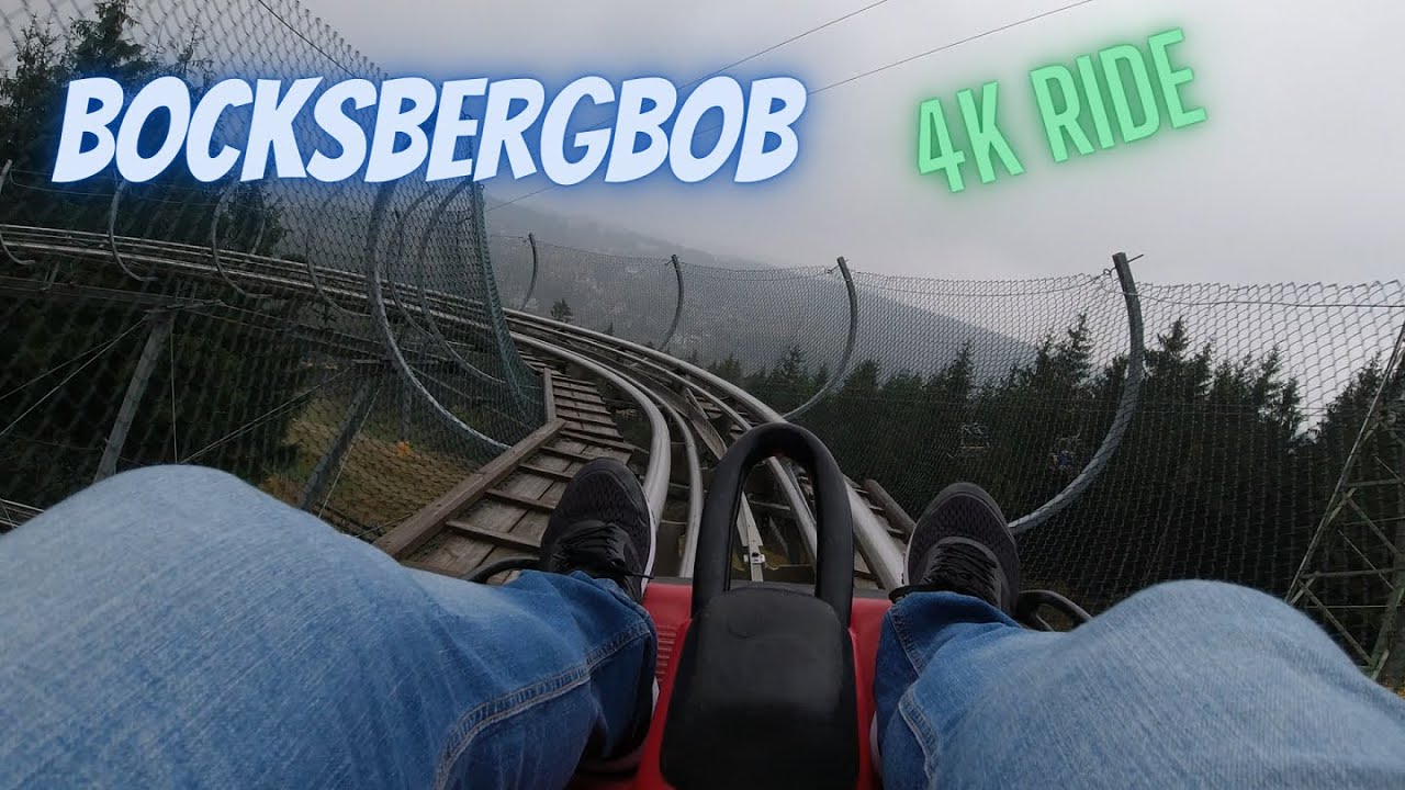 POV Ride Alpine Coaster Bocksbergbob  in Hahnenklee Goslar  - Harz Mountain Coaster Sommerrodelbahn