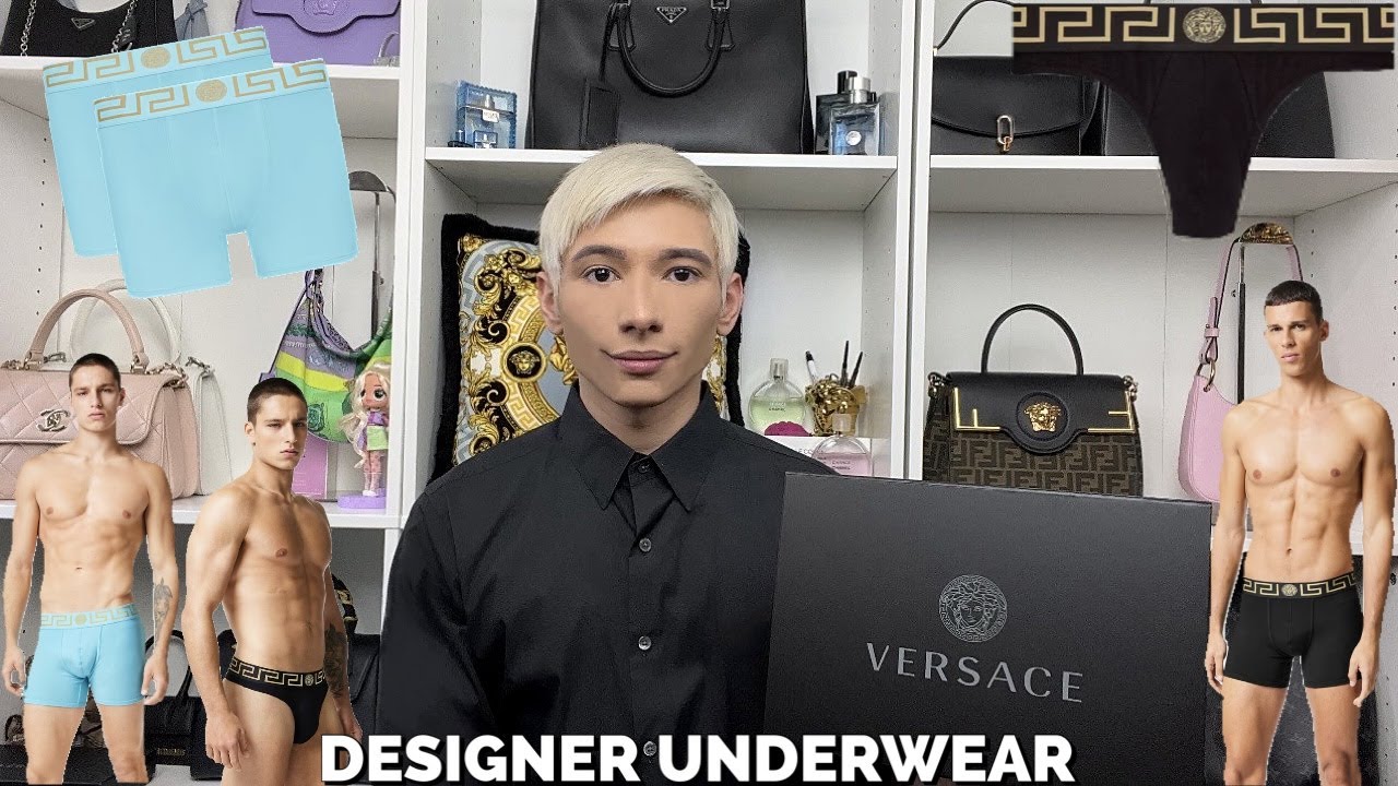 VERSACE MENS THONG/BOXERS TRY ON!!! Is Designer Underwear worth it?