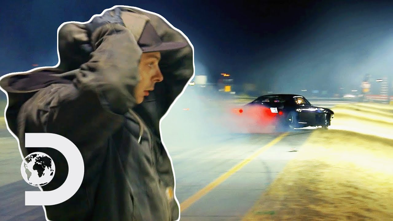 Slippery Road Causes Multiple Spins For The 405 | Street Outlaws