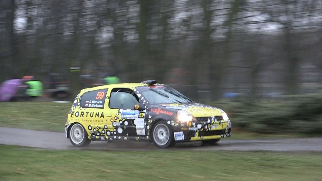 54 Rajd Barbórka 2016 | Wanicki / Martynek | Renault Clio [MotoRecords.pl]