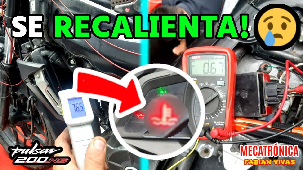 NS200 problema grave en el sistema de refrigeracion prendia luz de recalentamiento en el tablero