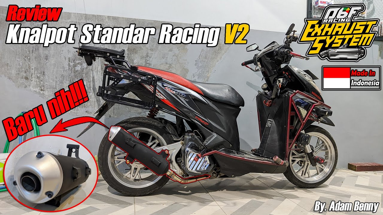 [REVIEW PURE SOUND] Knalpot ABF Racing Tipe Standar Racing V2 di Vario 125 Old - By. Adam Benny