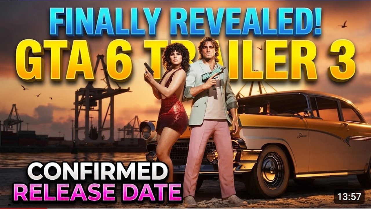 Дата выхода 3-го трейлера GTA 6 НАКОНЕЦ РАСКРЫТА?! Крупнейшее обновление от Rockstar!