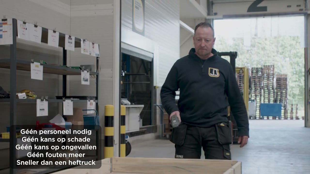 GIRAF automatisch magazijn voor buitenmaatse goederen