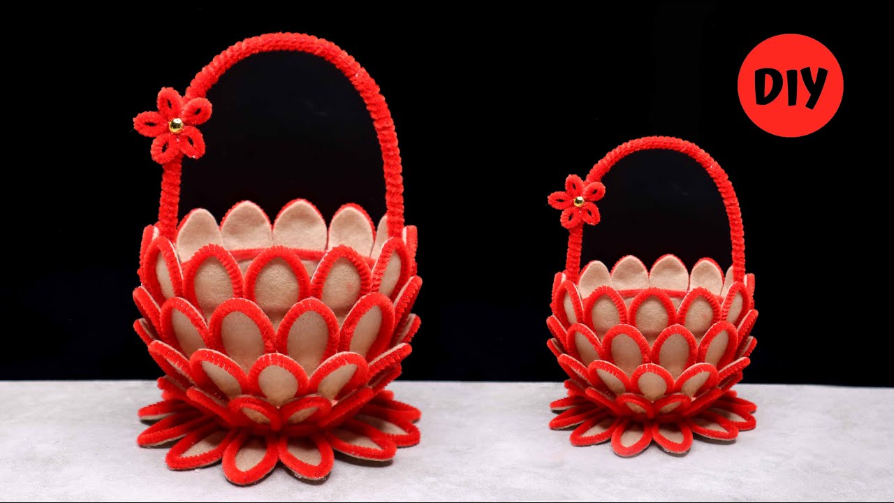 Plastic Bottle Basket Craft Ideas | Best out of waste | Keranjang cantik dari botol plastik bekas