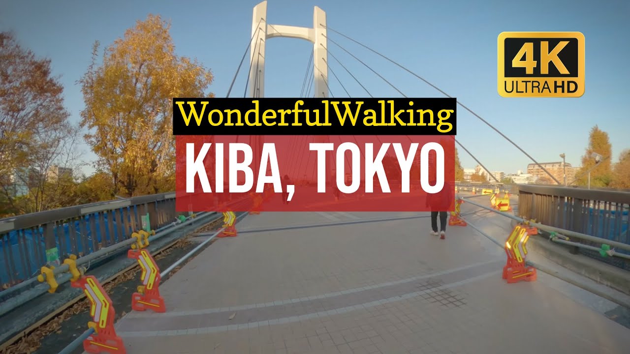 Walking in Kiba, Tokyo!