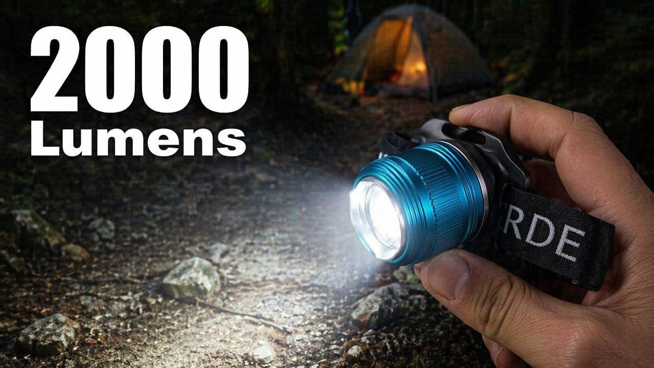 2000 Lumens Rechargeable Adjustable Zoomable LED Headlamp Review