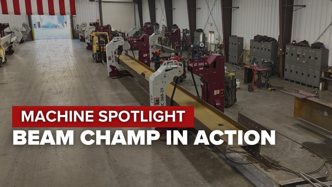 Beam Champ in Action @BZI Steel | JPS International Inc