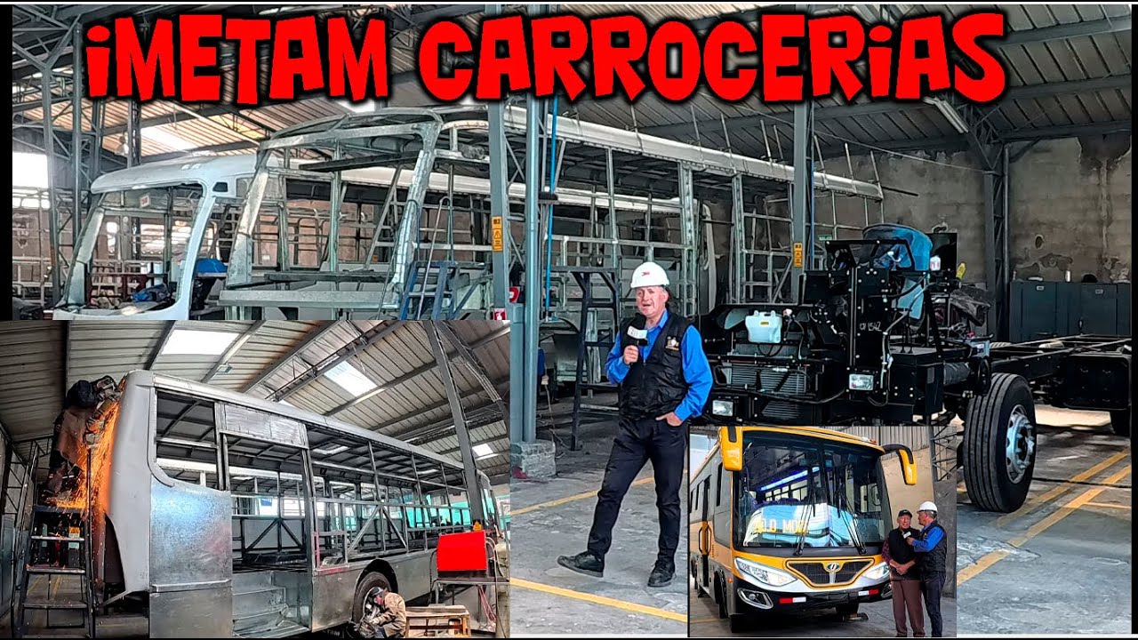 COMO SE HACE UNA CARROCERIA DE UN BUS MARCA HINO  EN IMETAM  DE DON LUCHITO