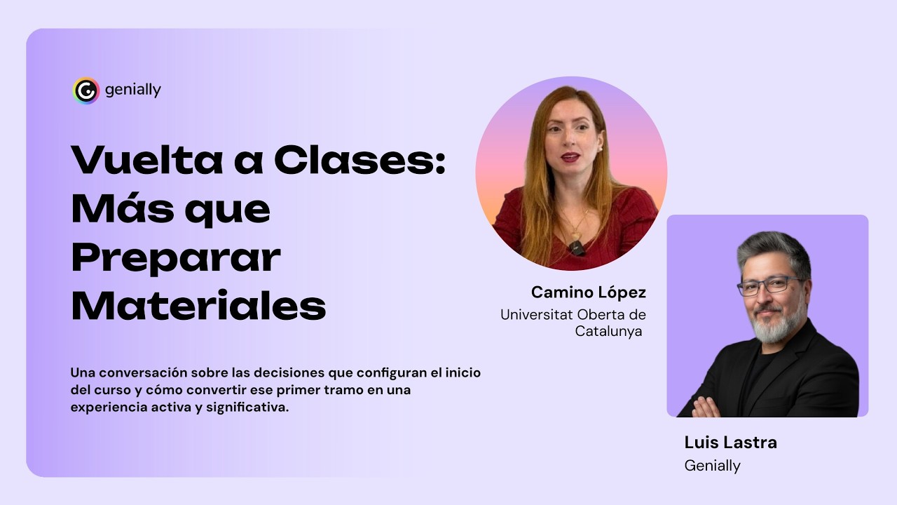 Vuelta a clases: Más que preparar materiales | Webinar