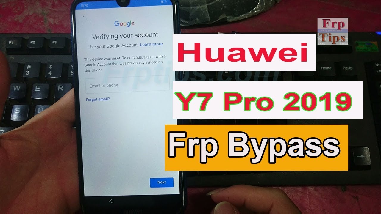 Huawei Y7 Pro 2019 Frp Bypass Tip without PC.