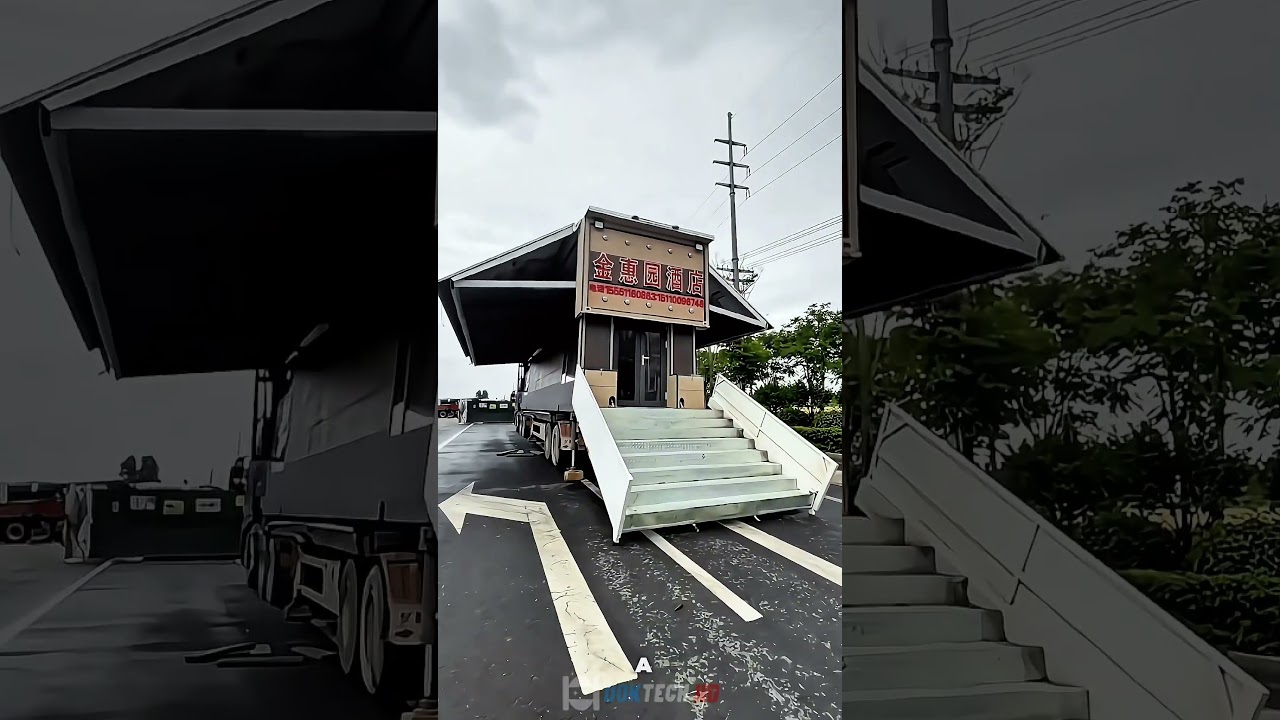 The Transformation of a Truck into a Unique Portable Restaurant